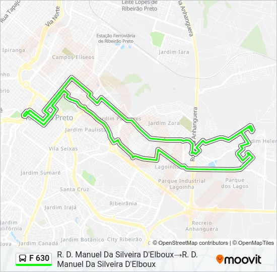 F 630 Bus Line Map