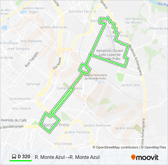 D 320 bus Line Map