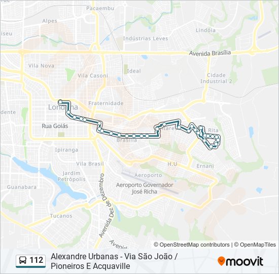 Como chegar até Avenida São João em Londrina de Ônibus?