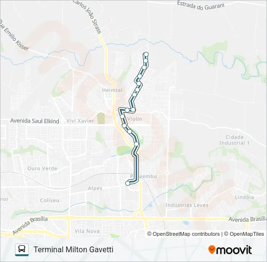415 ITAPOÁ Bus Line Map