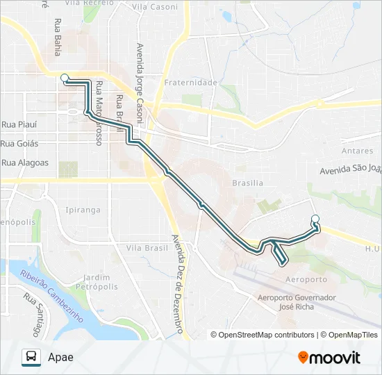 108 ALBATROZ Bus Line Map