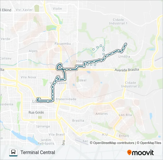 111 EUCALIPTOS Bus Line Map
