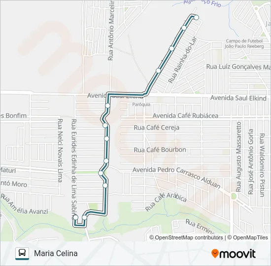 401 CHEFE NEWTON Bus Line Map