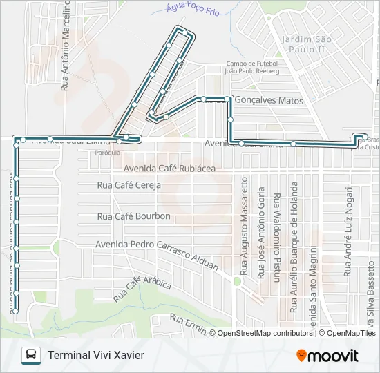 401 CHEFE NEWTON Bus Line Map