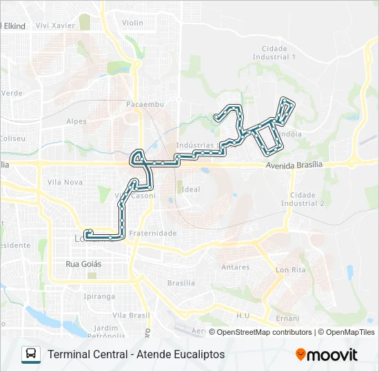 110 MISTER THOMAS Bus Line Map
