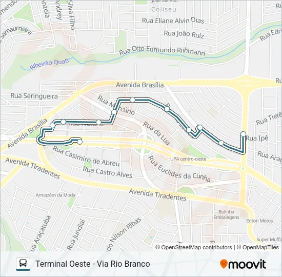 310 JARDIM DO SOL Bus Line Map