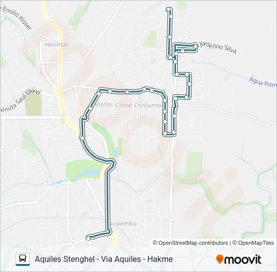 406 AQUILES STENGHEL Bus Line Map