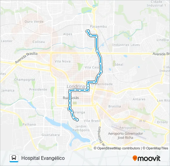 706 VIOLIM / MARIA CECILIA - RÁPIDO Bus Line Map