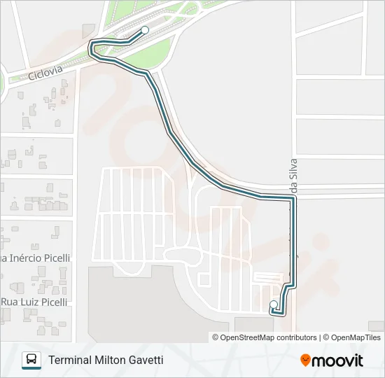 446 SHOPPING  NORTE / TERMINAL MILTON GAVETTI Bus Line Map