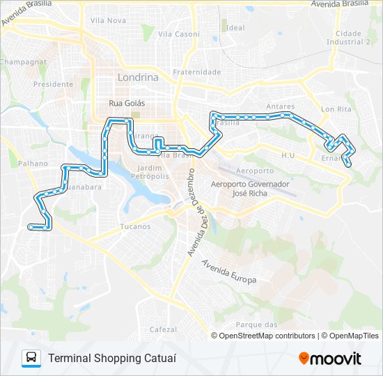 Mapa de 913 ROBERT KOCH / GLEBA PALHANO de autobús