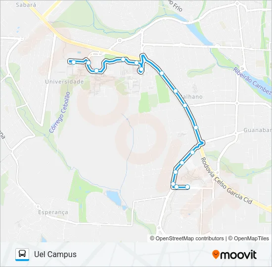913 ROBERT KOCH / GLEBA PALHANO Bus Line Map