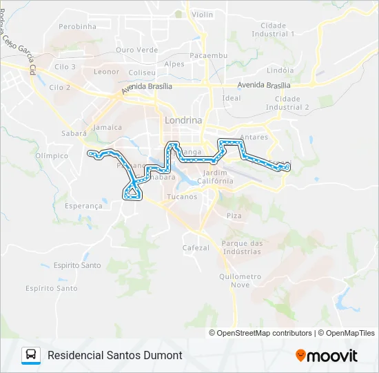 913 ROBERT KOCH / GLEBA PALHANO Bus Line Map