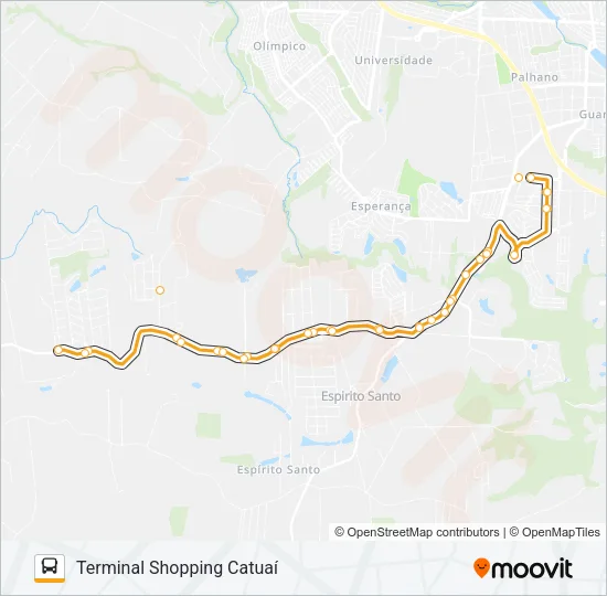 223 CANAÃ Bus Line Map