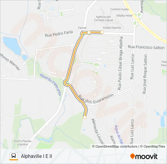 224 SONORA Bus Line Map