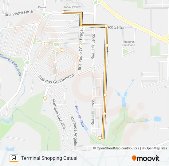 224 SONORA Bus Line Map
