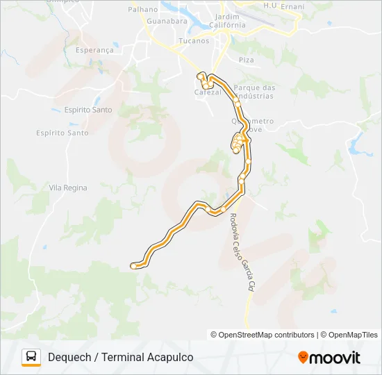 271 COROADOS Bus Line Map