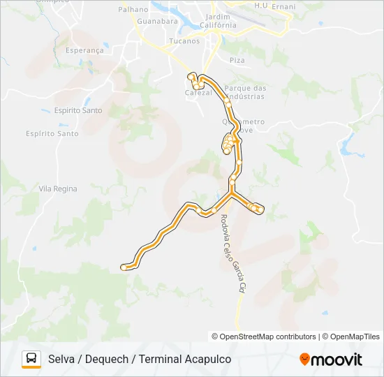 271 COROADOS Bus Line Map