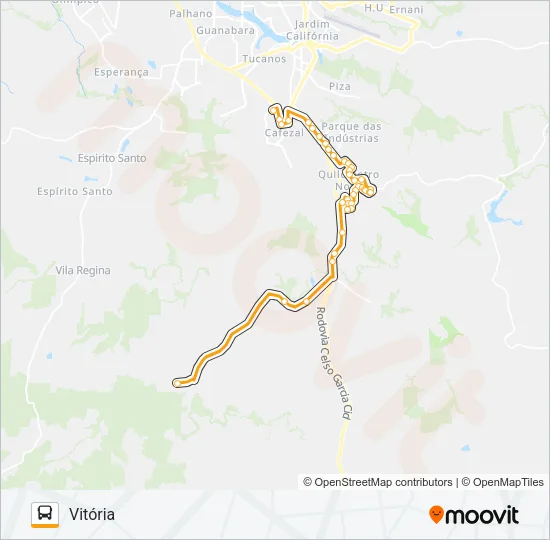 271 COROADOS Bus Line Map