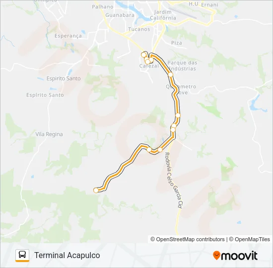 271 COROADOS Bus Line Map