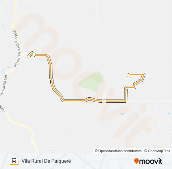 275 PAIQUERÊ bus Line Map