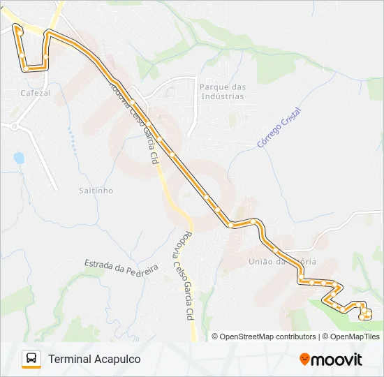 219 NOVA ESPERANÇA Bus Line Map