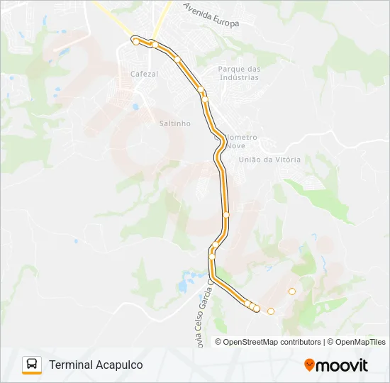 270 PATRIMÔNIO SELVA Bus Line Map