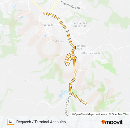 270 PATRIMÔNIO SELVA Bus Line Map