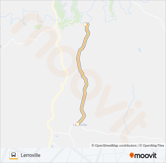 Mapa da linha 296 COMUNIDADE ELI VIVE de ônibus