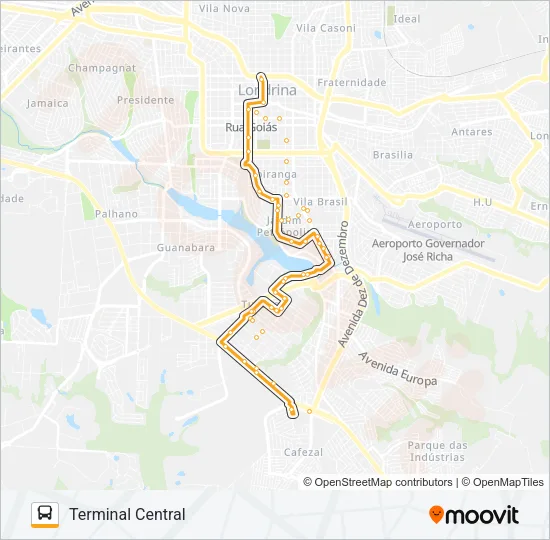 217 VIVENDAS DO ARVOREDO Bus Line Map