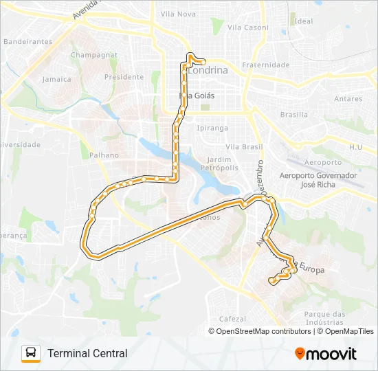 098 Bus Line Map
