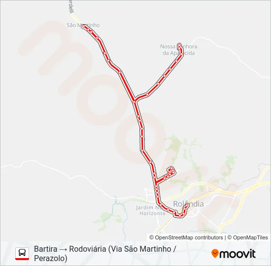 004 BARTIRA Bus Line Map