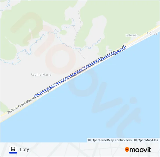 LOTY Bus Line Map