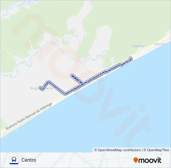 JUSSARA Bus Line Map