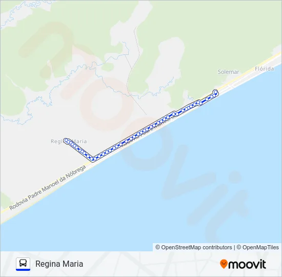 REGINA MARIA Bus Line Map