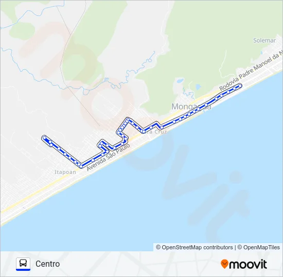 VL. OPERÁRIA Bus Line Map