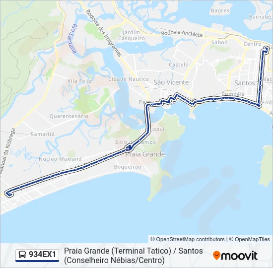 934EX1  Line Map