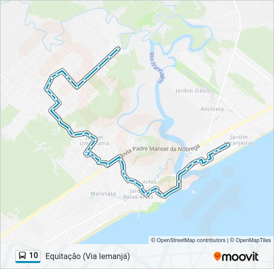 10 Bus Line Map