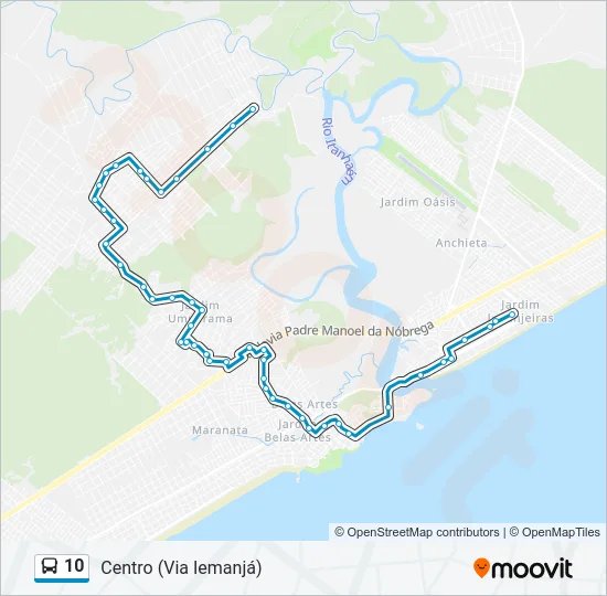 10 Bus Line Map