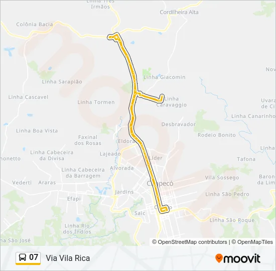 07 Bus Line Map