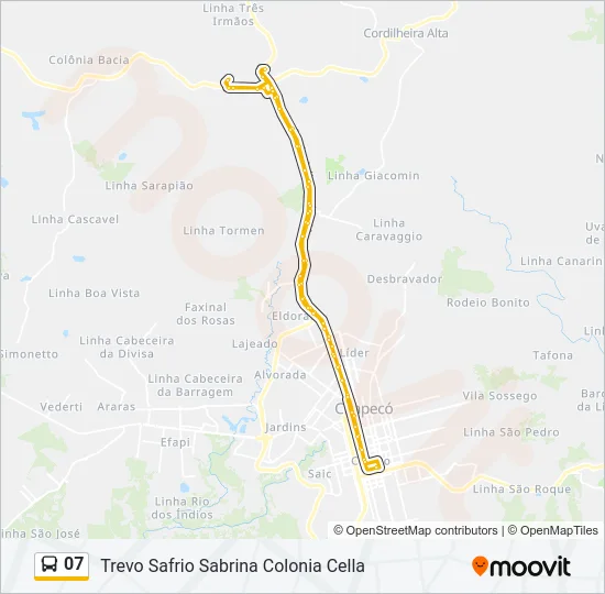 07 Bus Line Map