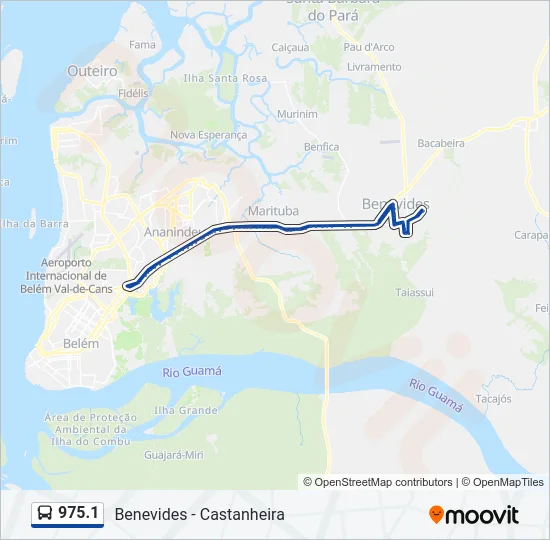 975.1 Bus Line Map
