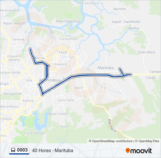 0003 Bus Line Map
