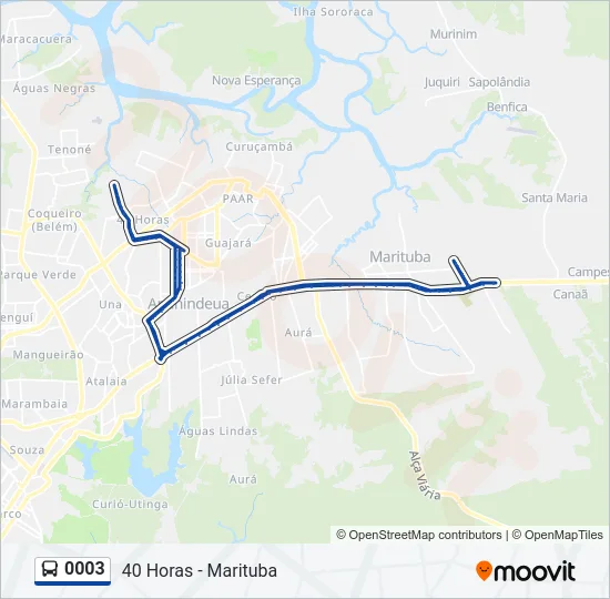 0003 Bus Line Map