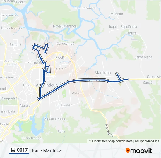 0017 Bus Line Map