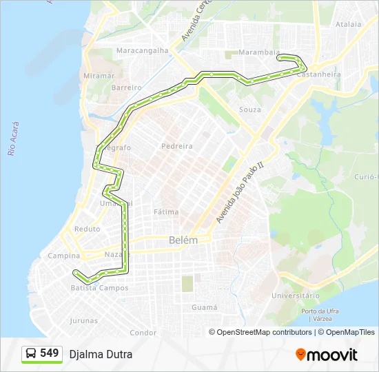 549 Route: Schedules, Stops & Maps - Djalma Dutra (Updated)