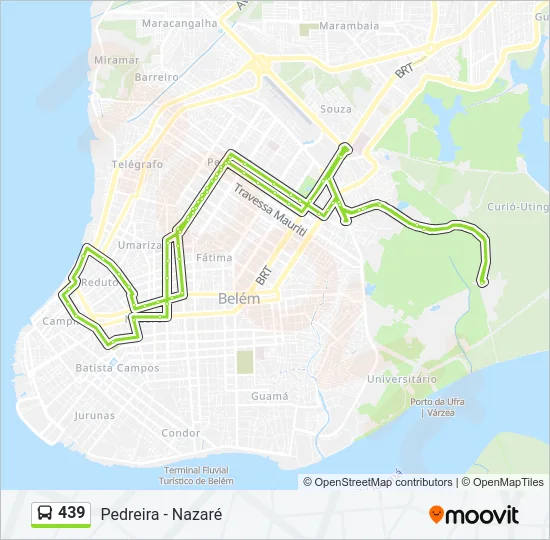 439 Bus Line Map