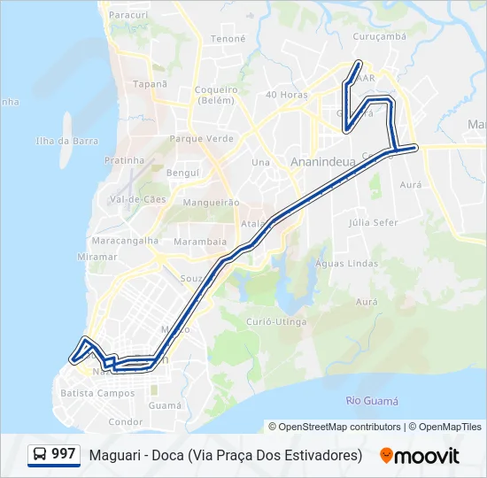 997 Bus Line Map