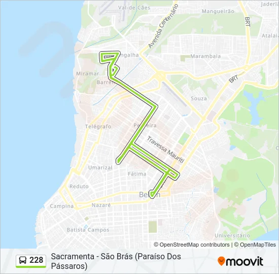 228 Bus Line Map