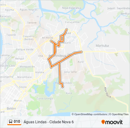010 Bus Line Map