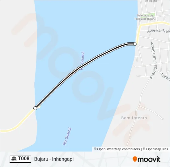 T008 Ferry Line Map